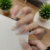 French simple manicure gradient pure handmade wearable detachable whitening
