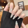 French simple manicure gradient pure handmade wearable detachable whitening