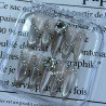 Whitening glass beads cat's eye full diamond pure style false nails