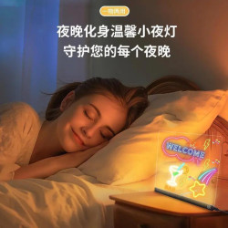 Reuse children's luminous drawing board diy handwriting board children's eye protection free pen can be erased