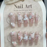 Color cat's eye carving pure handmade niche new Chinese style