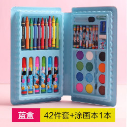 Children's watercolor pen cray painting tool brush oil painting stick primary school student stationery art painting set