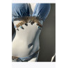 Swimsuit mermaid diamond chain European and American pure desire style binding belt