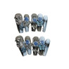 Wear blue evening manicure luxury rose niche hot girl manicure