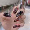 Gothic Blood Sacrifice Personalized Hottie Metal Retro Dark Black Rose Skull Hand-Wear Armor