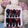 Gothic Blood Sacrifice Personalized Hottie Metal Retro Dark Black Rose Skull Hand-Wear Armor