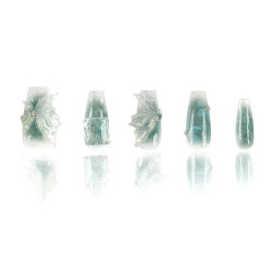 Cat's eye butterfly nail art pure handmade patch