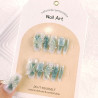 Cat's eye butterfly nail art pure handmade patch