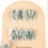Cat's eye butterfly nail art pure handmade patch