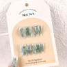 Cat's eye butterfly nail art pure handmade patch