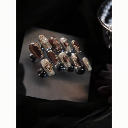 Maillard Autumn and Winter Coffee Brown Palace Opera House Wear Armor