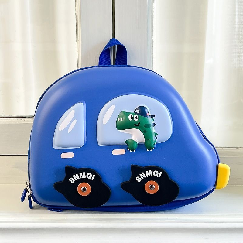 Popular kindergarten schoolbag boys' car eggshell ultra-light material baby travel backpack travel girls' bag