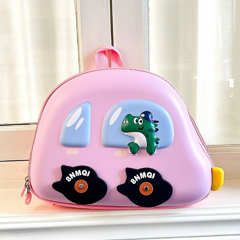 Popular kindergarten schoolbag boys' car eggshell ultra-light material baby travel backpack travel girls' bag