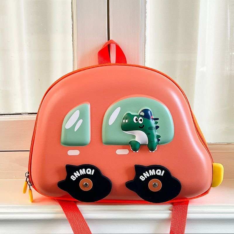 Popular kindergarten schoolbag boys' car eggshell ultra-light material baby travel backpack travel girls' bag