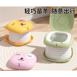 Portable toilet stool for boys and girls home car travel folding children's toilet seat