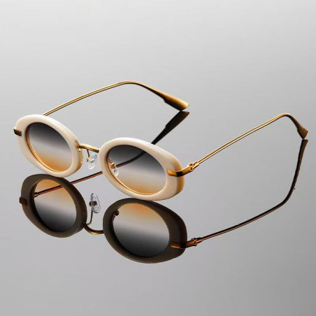 American style high value retro oval small frame sunglasses