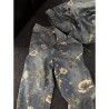 3D three-dimensional mecha fashion brand stitching men's loose retro straight washed denim trousers