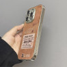 Apple Korean style English label temperament