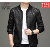 High-grade genuine leather jacket men's short calfskin jacket baseball collar casual jacket