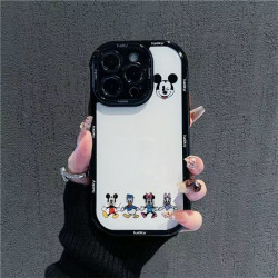 Suitable for Apple trendy cream case winking Mickey