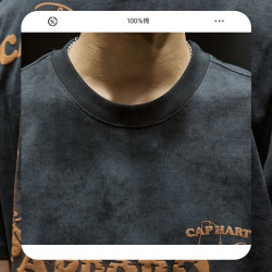 Cebrodz blockbuster short-sleeved loose fashion brand short-sleeved printed cotton T-shirt