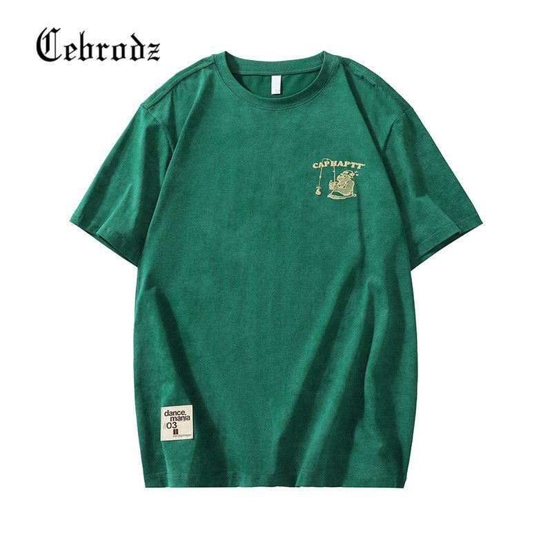 Cebrodz blockbuster short-sleeved loose fashion brand short-sleeved printed cotton T-shirt
