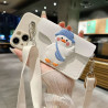 Apple 14 Hat Duck Coin Purse Phone Case Crossbody Strap
