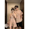 Chinese-style couple design sleeveless fashion dress new Chinese style one skirt one coat