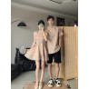 Chinese-style couple design sleeveless fashion dress new Chinese style one skirt one coat