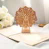 Ferris wheel 3d three-dimensional greeting card paper handmade card three-dimensional book foldable simple
