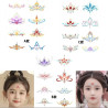 Eyebrow sticker Hanfu performance ancient style eye tail color forehead sticker tattoo sticker