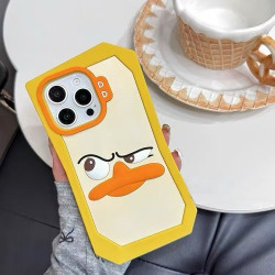 3D cartoon funny duck for iPhone 15 mobile phone case