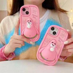 Three-dimensional bubble-blowing Patrick Star creative girl pink cartoon