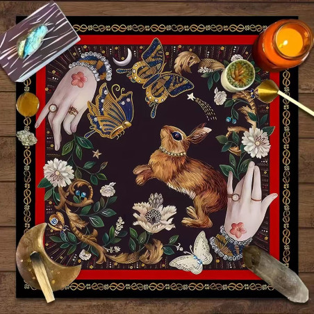 Tarot card tablecloth Tarot script killing game ritual props decorative tablecloth pagan altar tablecloth