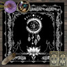 Tarot card tablecloth Tarot script killing game ritual props decorative tablecloth pagan altar tablecloth