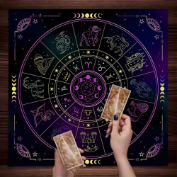 Tarot card tablecloth Tarot script killing game ritual props decorative tablecloth pagan altar tablecloth