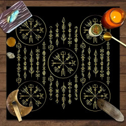 Tarot card tablecloth Tarot script killing game ritual props decorative tablecloth pagan altar tablecloth