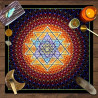 Tarot card tablecloth Tarot script killing game ritual props decorative tablecloth pagan altar tablecloth