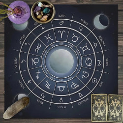 Tarot card tablecloth Tarot script killing game ritual props decorative tablecloth pagan altar tablecloth