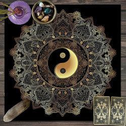 Tarot card tablecloth Tarot script killing game ritual props decorative tablecloth pagan altar tablecloth