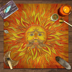 Tarot card tablecloth Tarot script killing game ritual props decorative tablecloth pagan altar tablecloth