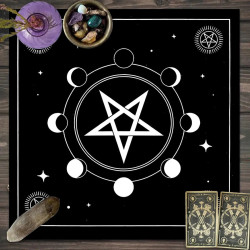 Tarot card tablecloth Tarot script killing game ritual props decorative tablecloth pagan altar tablecloth