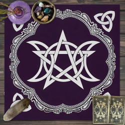 Tarot card tablecloth Tarot script killing game ritual props decorative tablecloth pagan altar tablecloth