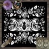 Tarot card tablecloth Tarot script killing game ritual props decorative tablecloth pagan altar tablecloth