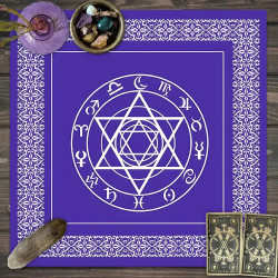 Tarot card tablecloth Tarot script killing game ritual props decorative tablecloth pagan altar tablecloth
