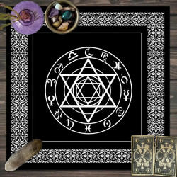 Tarot card tablecloth Tarot script killing game ritual props decorative tablecloth pagan altar tablecloth