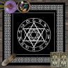 Tarot card tablecloth Tarot script killing game ritual props decorative tablecloth pagan altar tablecloth