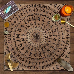 Tarot card tablecloth Tarot script killing game ritual props decorative tablecloth pagan altar tablecloth