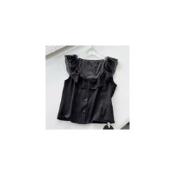 Summer new style of the same style lace wide suspender vest pure desire low waist fishtail skirt half skirt set women