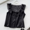 Summer new style of the same style lace wide suspender vest pure desire low waist fishtail skirt half skirt set women